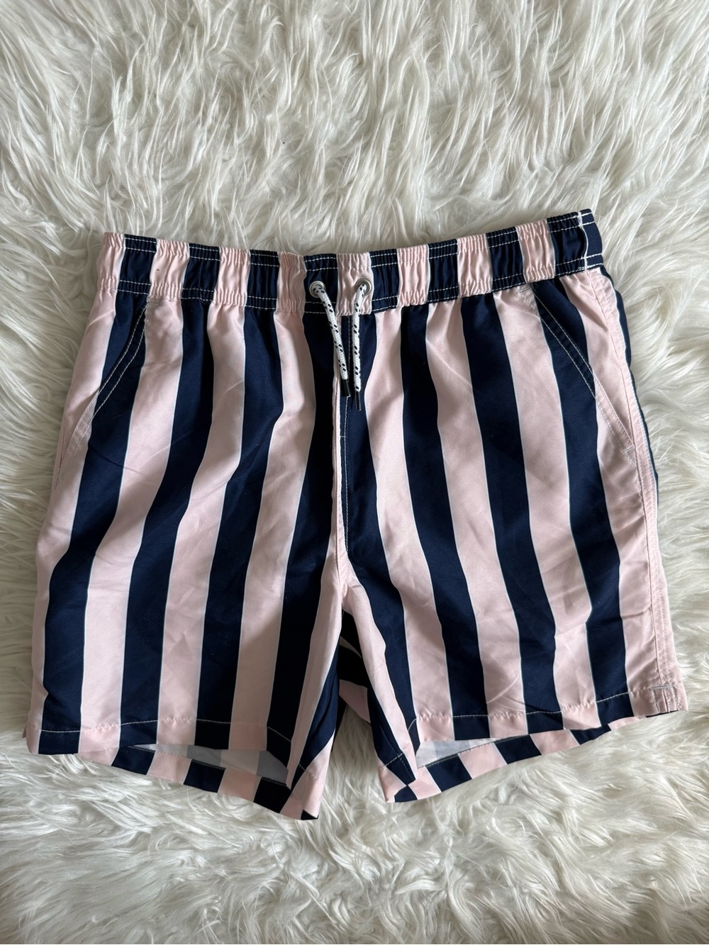 Janie and Jack Striped Swim Trunks